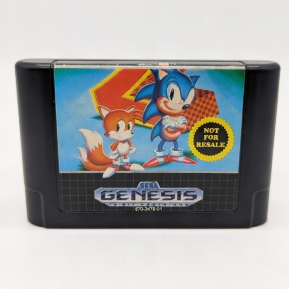 Sonic The Hedgehog 2 🔥 Sega Genesis 🕹 Vintage Video Game